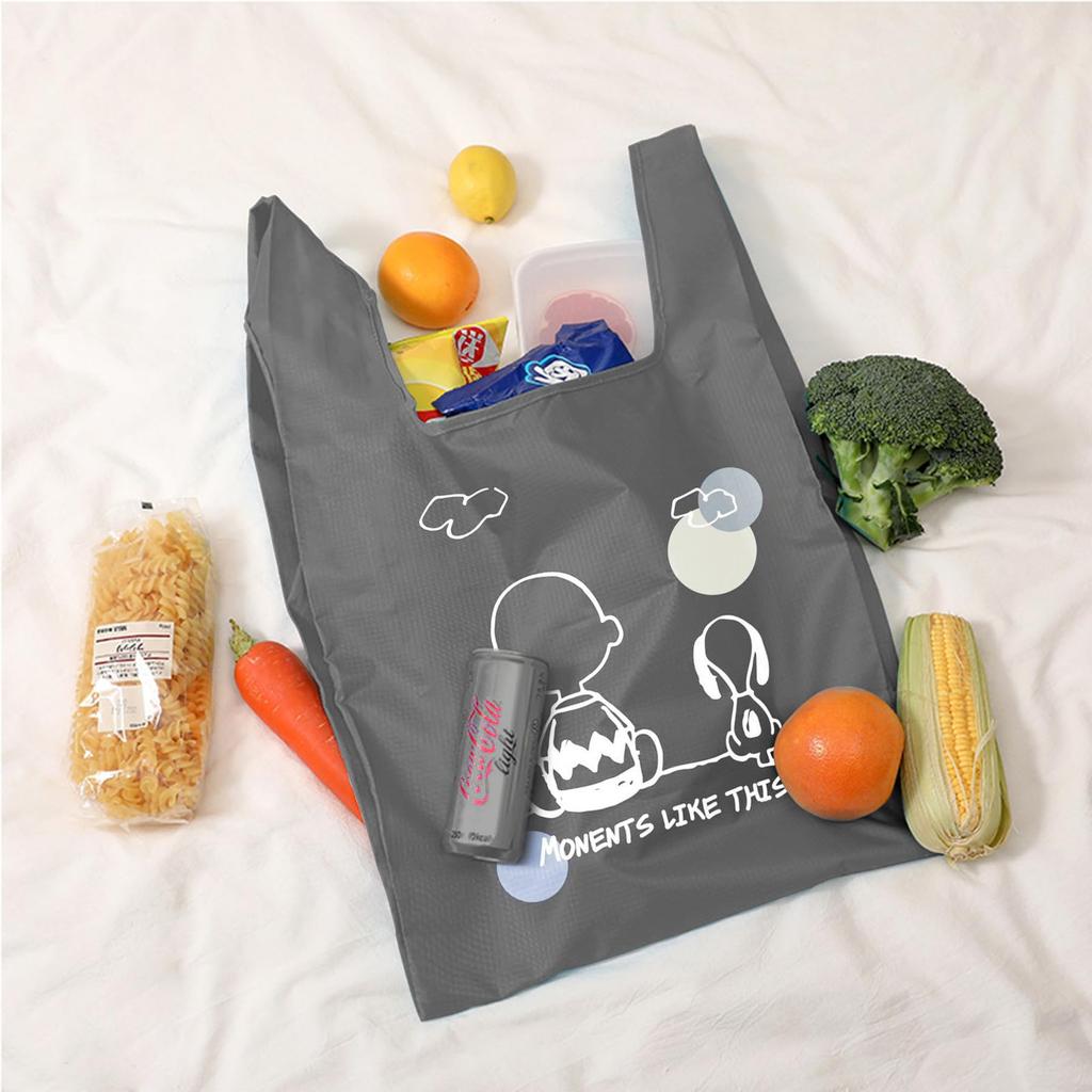 Eco Large Eco Character Carabiner Eco Eco Folding Shopping Bag [Hoyoiun] Bag, Capacity, Folding, Stylish, Bag, Gift, Cute, Included, Durable, Large,