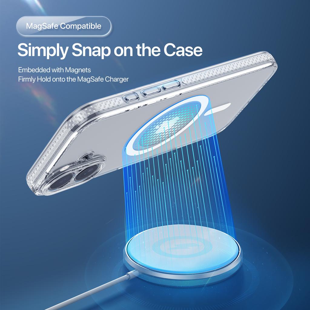 For iPhone 17 Back Cover DUX DUCIS Clin Series Clear Phone Case Compatible with MagSafe