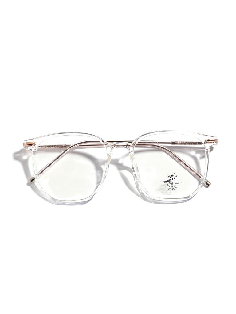 Glasses Literary Retro Brown Flat Mirror Female Big Face Plain Mirror