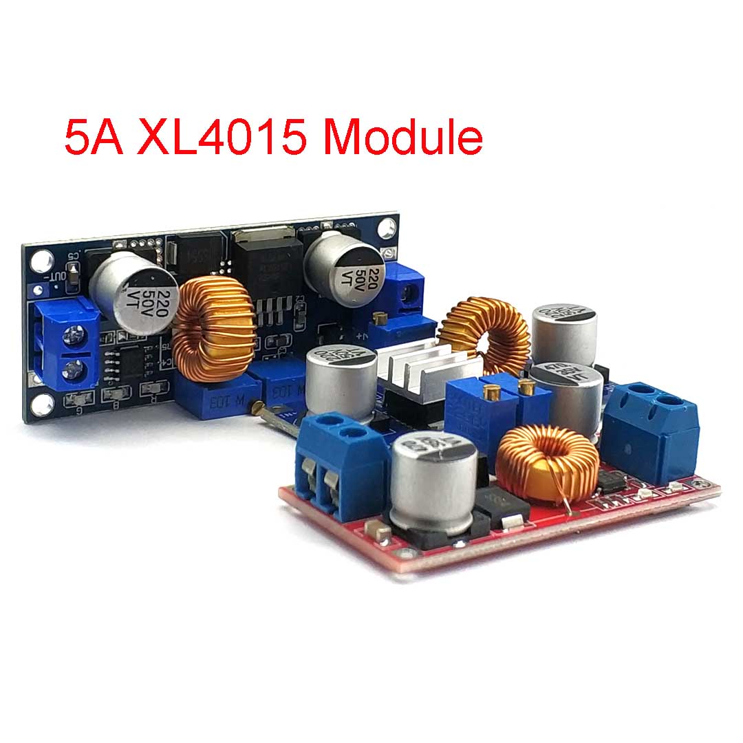 

XL4015 5A DC-DC Converter 4-38V To 1.25-36V Adjustable Step-Down Module with Heat Sink Step-Down Module XL4015 4~38v 96% Type 1
