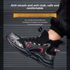 Men's Safety Shoes New Steel Toe Cap Men Footwears Puncture-Proof Anti-smash Work Shoes Men Women Working Shoes Breathable Soft