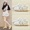 ins Korean version of the new lightweight retro German training little white shoes female spring student flat casual shoes street shot A88