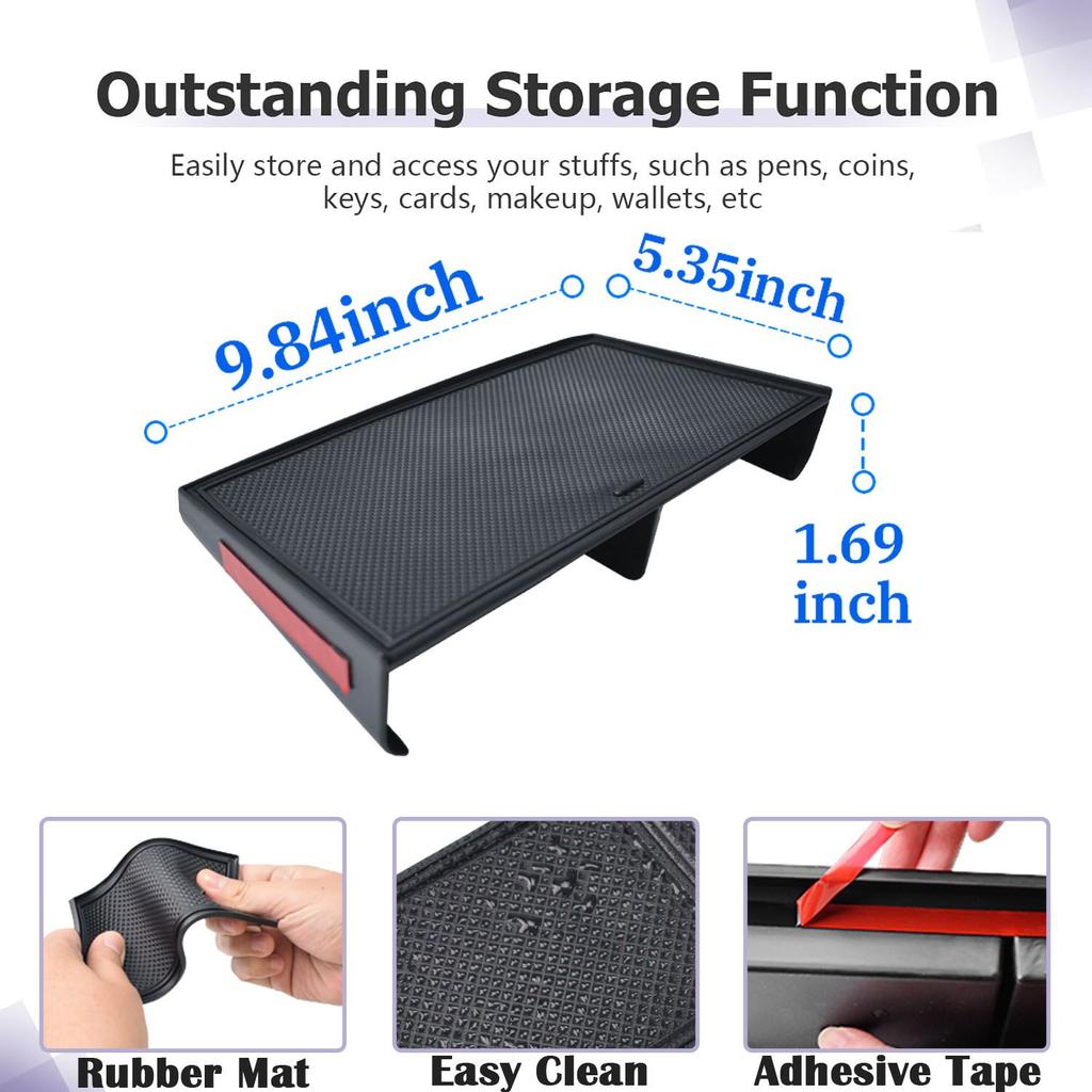 Middle Center Console Organizer Tray for 2025 2025 2025 Toyota Grand Highlander Interior Phone Dividers Gear Shifter Storage Box