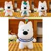 Highland Exquisite Terrier Plush Toy Scarf With Fun Colors Ideal All Occasions