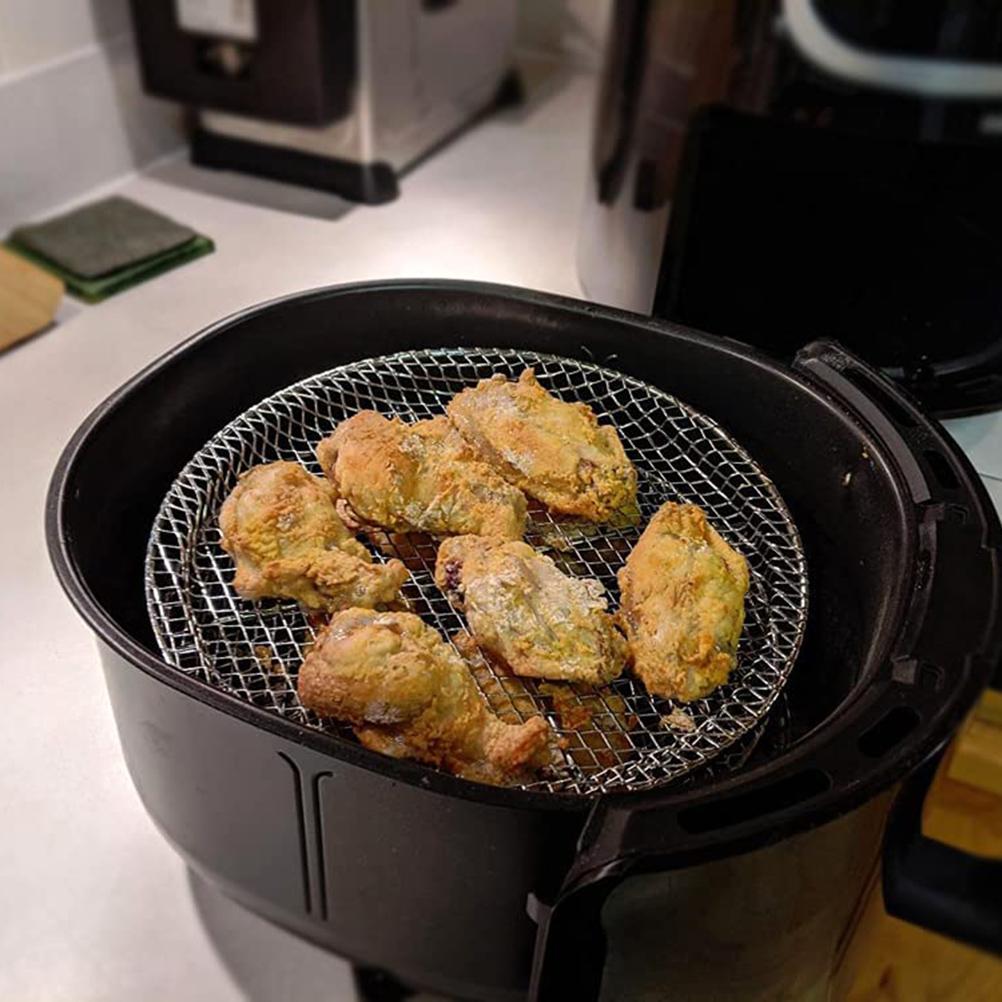 Zestaw 3 szt. Stojak do frytkownicy beztłuszczowej do frytkownicy 4,2QT 5,8QT Trzy piętrowe stojaki do dehydratora Stal nierdzewna Stojak do frytkownicy beztłuszczowej Powietrze