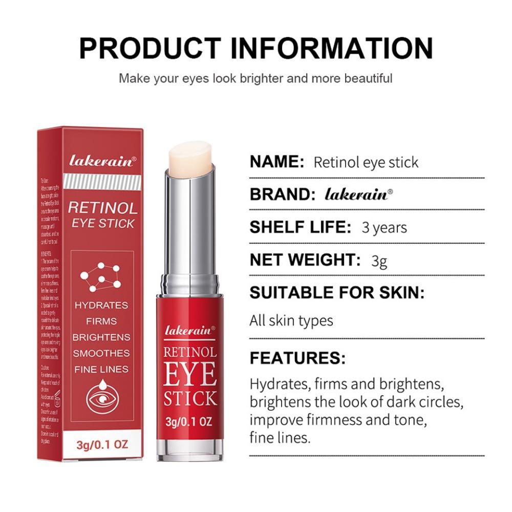 Lakerain Retosol Eye Cream Stick To The Eye Bag for å forbedre mørke sirkler øyekrem