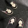 New star skateboard shoes women's ins Hong Kong trendy shoes thick sole heightening little white shoes casual sports shoes niche women's shoes -