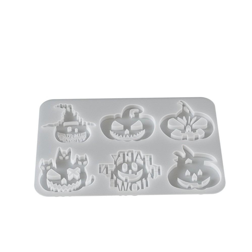

Pumpkin Ghost Resin Pendant Molds Halloween Series Silicone Earrings Mold Ornaments Mould 1pc