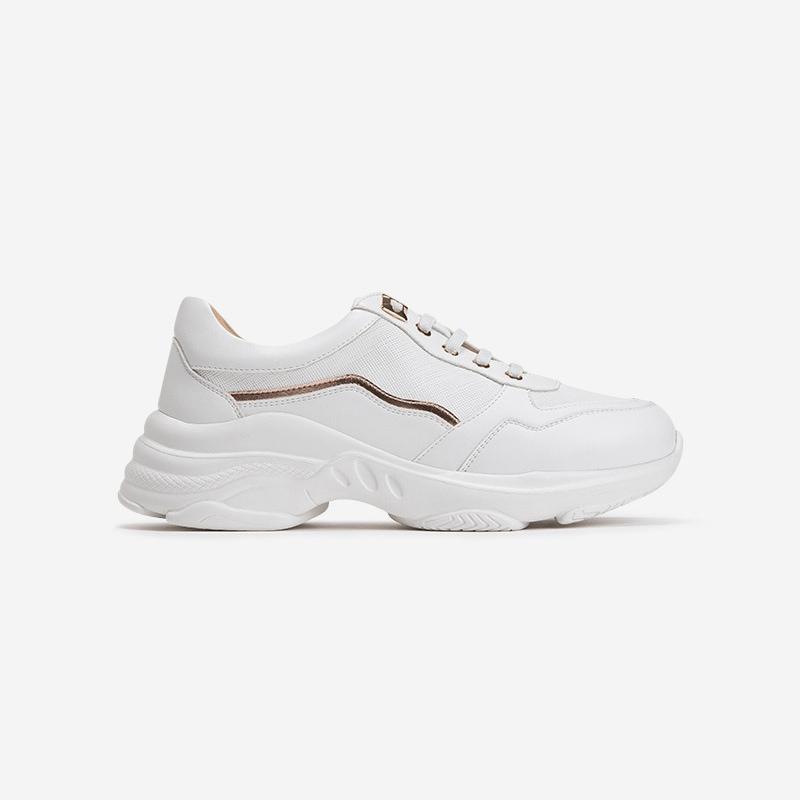 Simplet By ESquire Simple Women S Bell Platform SneakerS White