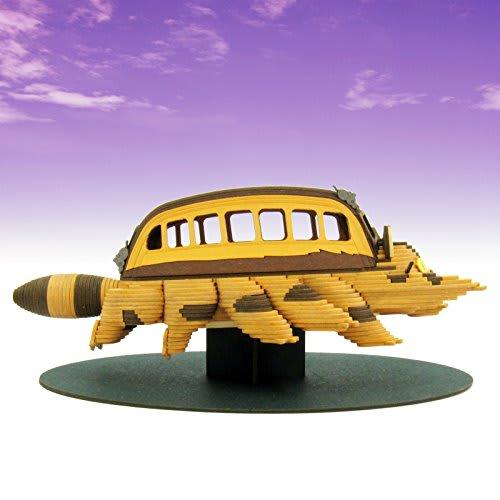Sankei Miniature Art Kit Studio Ghibli Series My Neighbor Totoro Cat Bus Non-Scale Paper Craft MK07-23