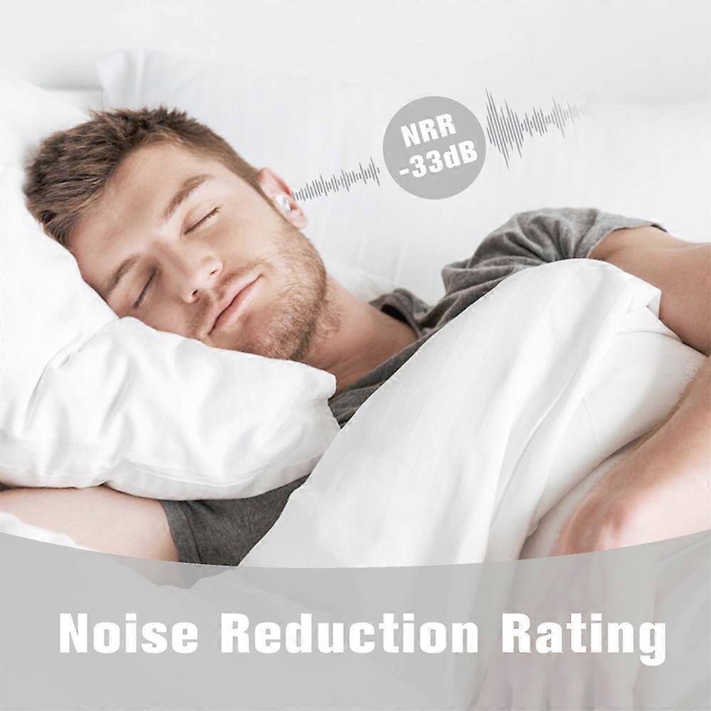 Noise Cancelling Earplugs Waterproof Swim Earplug Concert Ergonomically Designed Ear Protector Set Sleep Aid Safety Protection