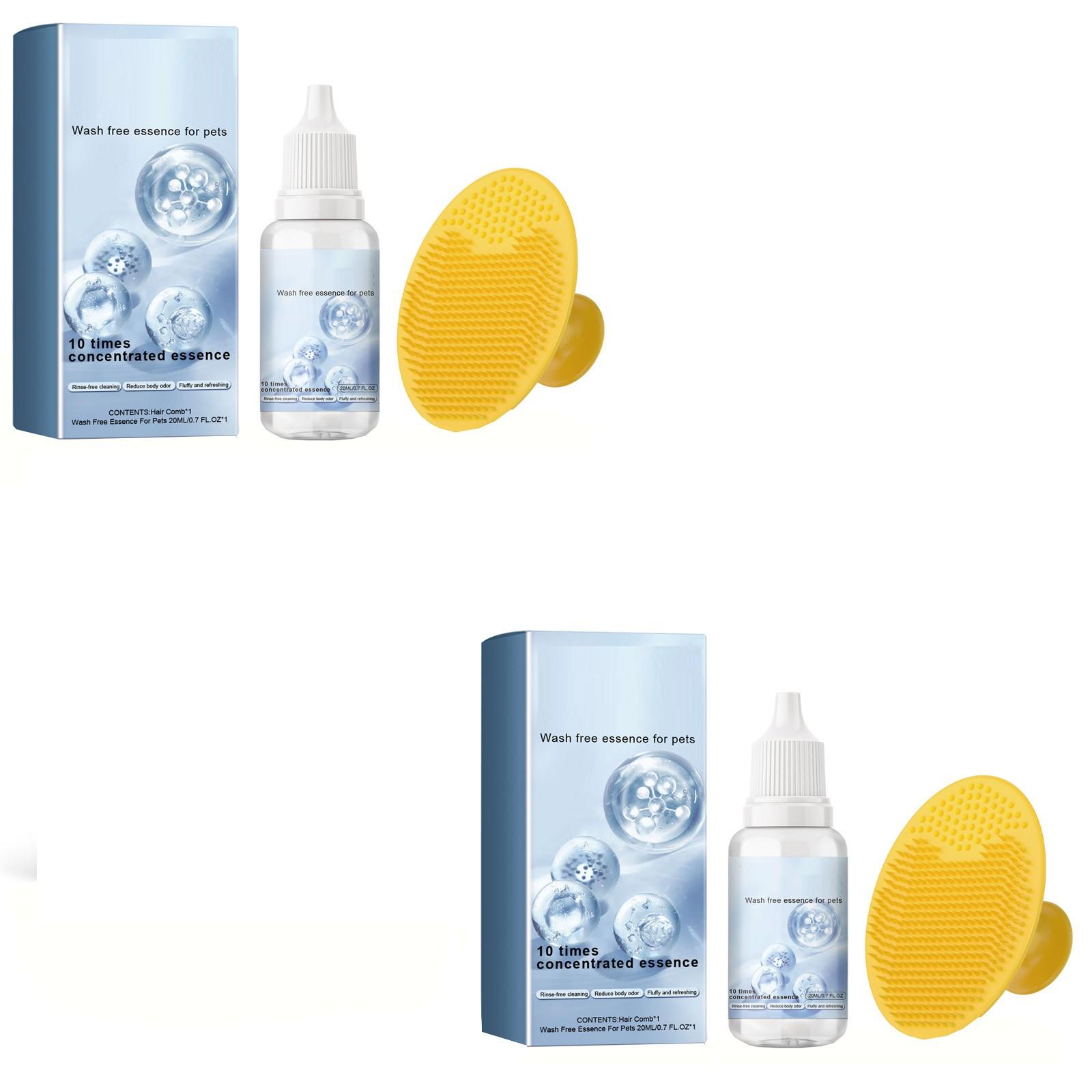 

Портативный шампунь для химчистки собак, приятный запах, сухой шампунь для кошек, дезодорант, не смываемый очиститель для домашних животных, товары для ванной и путешествий на открытом воздухе One Size