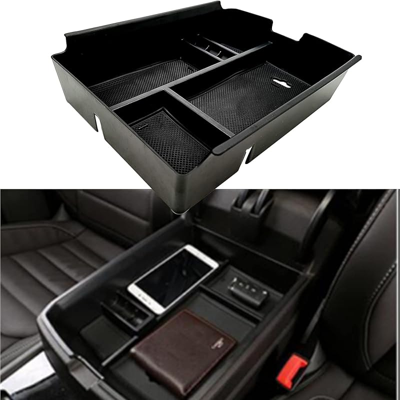 Center Console Organizer Fit For VW Atlas And Cross Sport 2018      Interior Storage Box Accessories (Not Fit For 2024) (Console Organizer)
