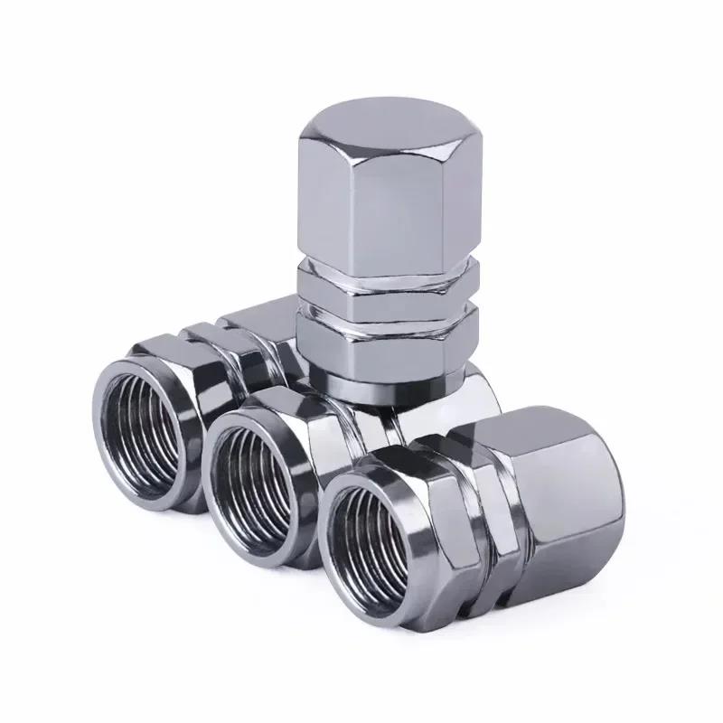 4Pcs Car Wheel Tire Valve Stems Caps Aluminum Tyre Rim Stem Covers Airdust Waterproof for BMW Auto Moto Car Accessories Tool Stem Caps1