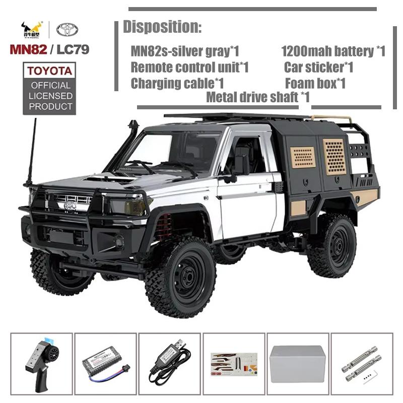 MN82 MN82 Pro Remote Controlled Climbing Off-road Vehicle 1:12 Full scale 4WD For Toyota LC79 Simulation RC Model Toy Rc Car