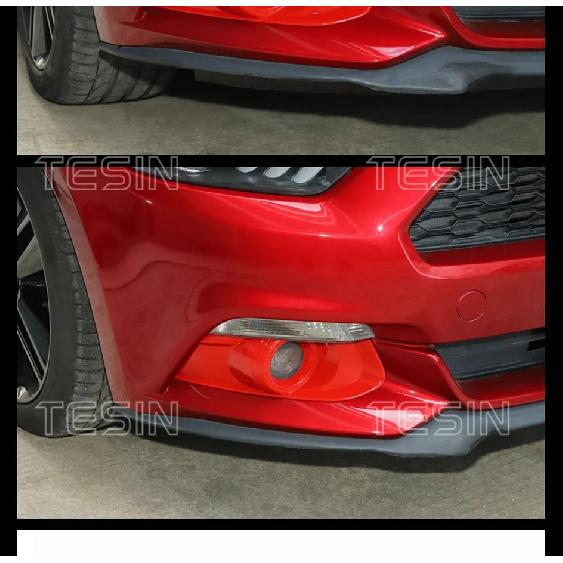 TESIN ABS Dekorativní kryt mlhového světla předního nárazníku auta Nálepka na ozdobu mlhového světla Pro Ford Mustang 2015 2016 2017 Vnější doplňky