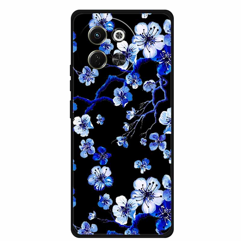 Black Silicone Case For Tecno Pova 6 Neo Spark 30 5G Back Cover Case Cartoon Soft TPU Coque For Tecno Camon 30S 30 S Pro Case