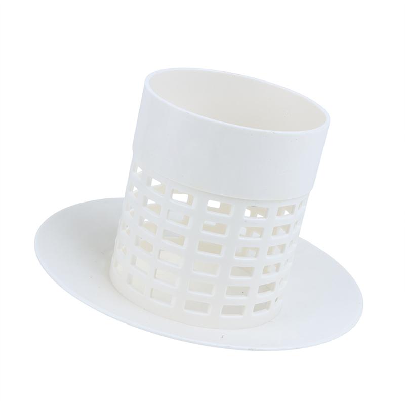 Pvc Roof Ventilation Grille Rain Cap Round Hood For 75-250Mm Pipe Vents Chimney Outlet Weather Protection