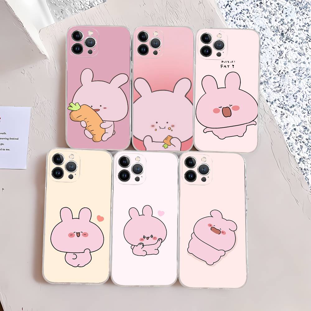 Cartoon A-Asamimichan Phone Case For iPhone 17 16 14 11 12 13 15 Pro Max 14 Plus 17 Air Cover