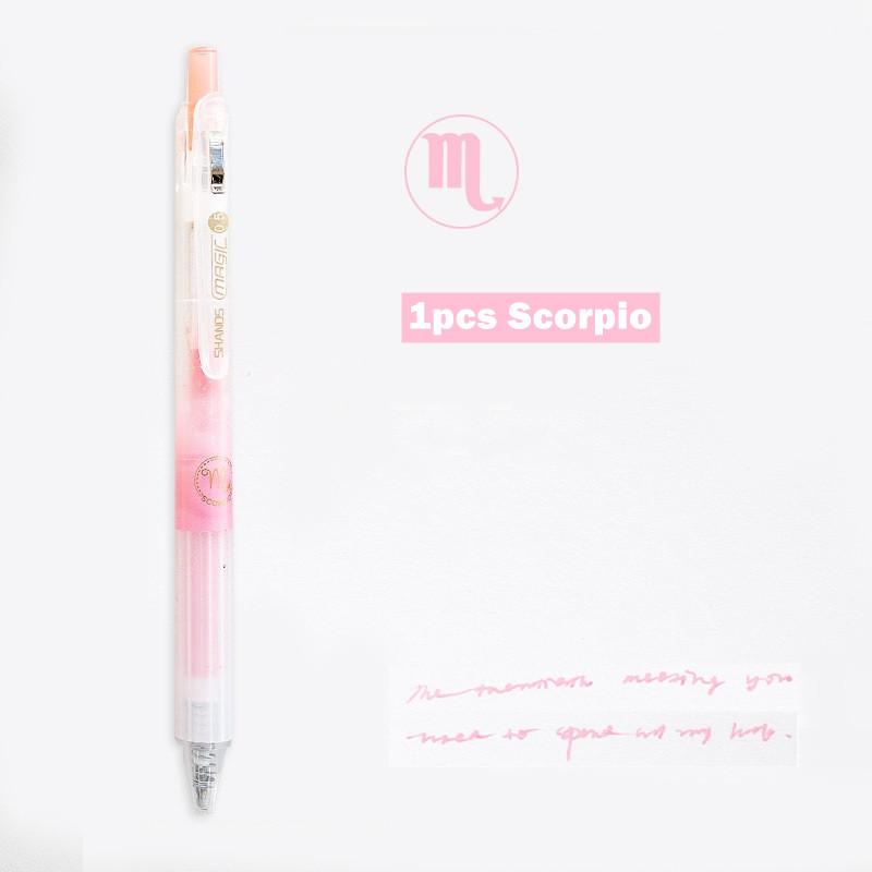 1 шт. Набор гелевых ручек со знаками зодиака Magic Clip 12 Constellation Juice Color Ink 0 — фото 16