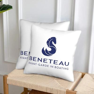 Beneteau Sailboat Sailing Yacht 2 Pcs Square Pillowcase Pillow Cover Cushion Decor Comfort Throw Pillow For Home Sofa