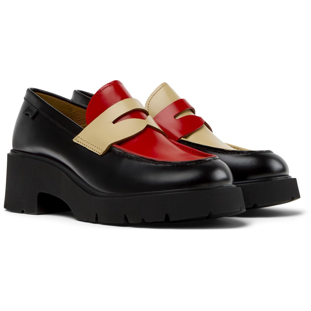 Camper TWINS K201425 Multicolored Loafer Size cm Women's Pumps, 25.0 (T100)