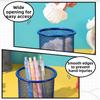 2 pcs Metal Pen Holder Multi Colors Makeup Storage Box Sturdy Desk Container  Home Tabletop