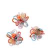 Colorful Seed Bead Flower Cluster DIY Supplies Sweet Cute Accessories for Earrings Hair Ornaments Shoe Decor 10pcs