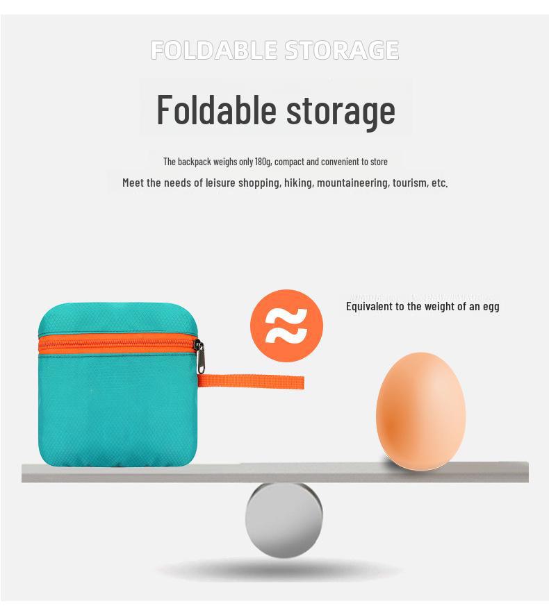 Kids' Ultra-Light Folding Hiking Backpack for Outdoor Adventures and Spring Outings.