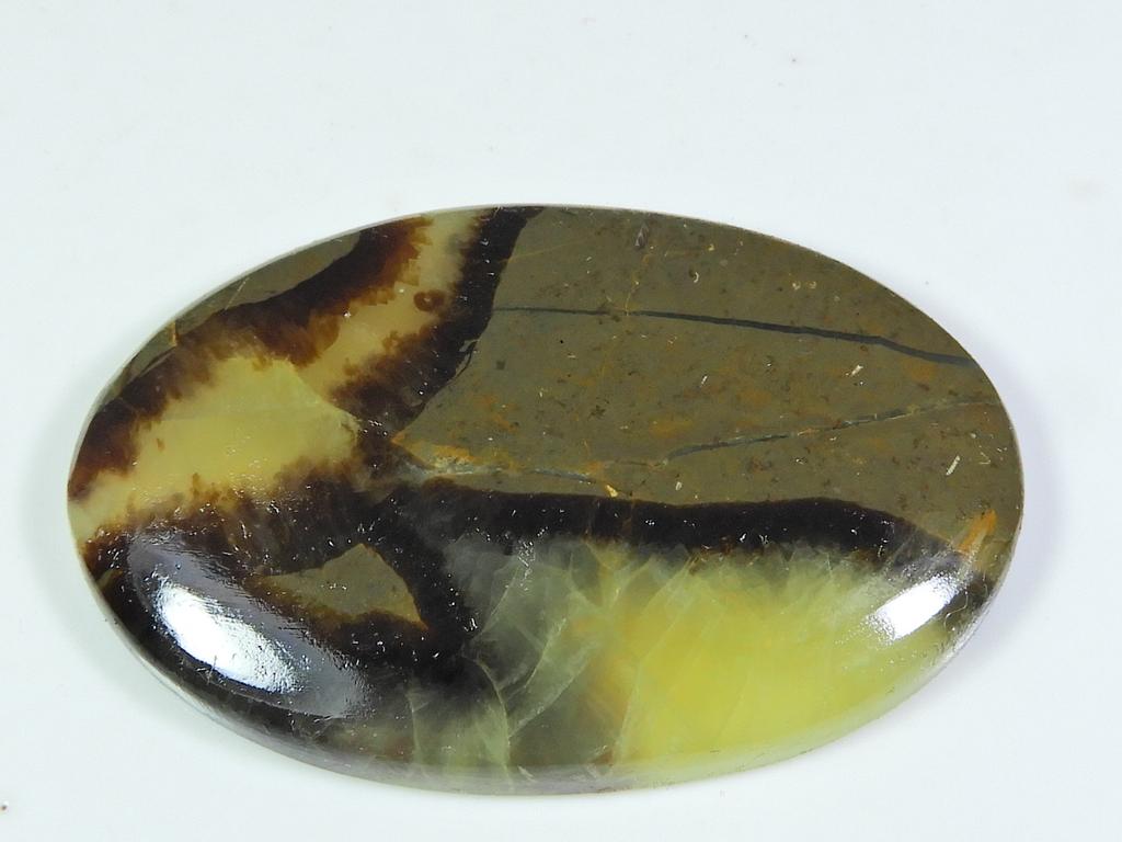 AA++ Natural Yellow Septarian Designer Oval Cabochon Loose Gemstone 33X51MM ET-52