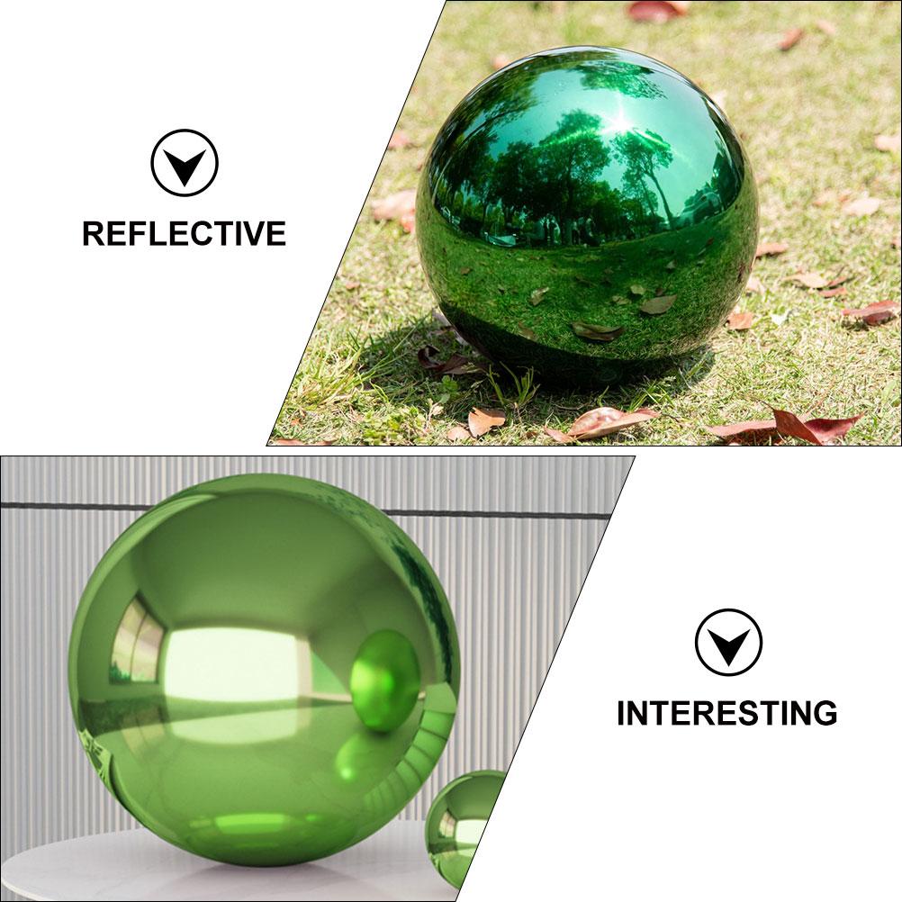 Garden Reflective Ball Metal Gazing Outdoor Globe Stainless Steel Polished Delicate Reflection Mother