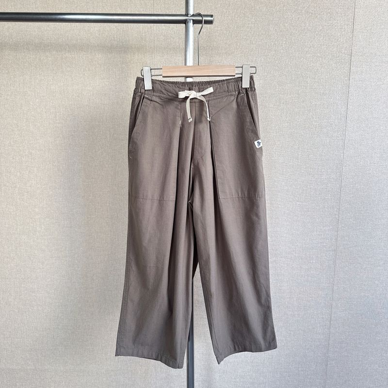 

Orders Exported to Japan Cotton Washed Cotton Summer Cropped Pants Loose Casual Women Versatile Breathable Balloon Pants Army Green Cropped Pants LL