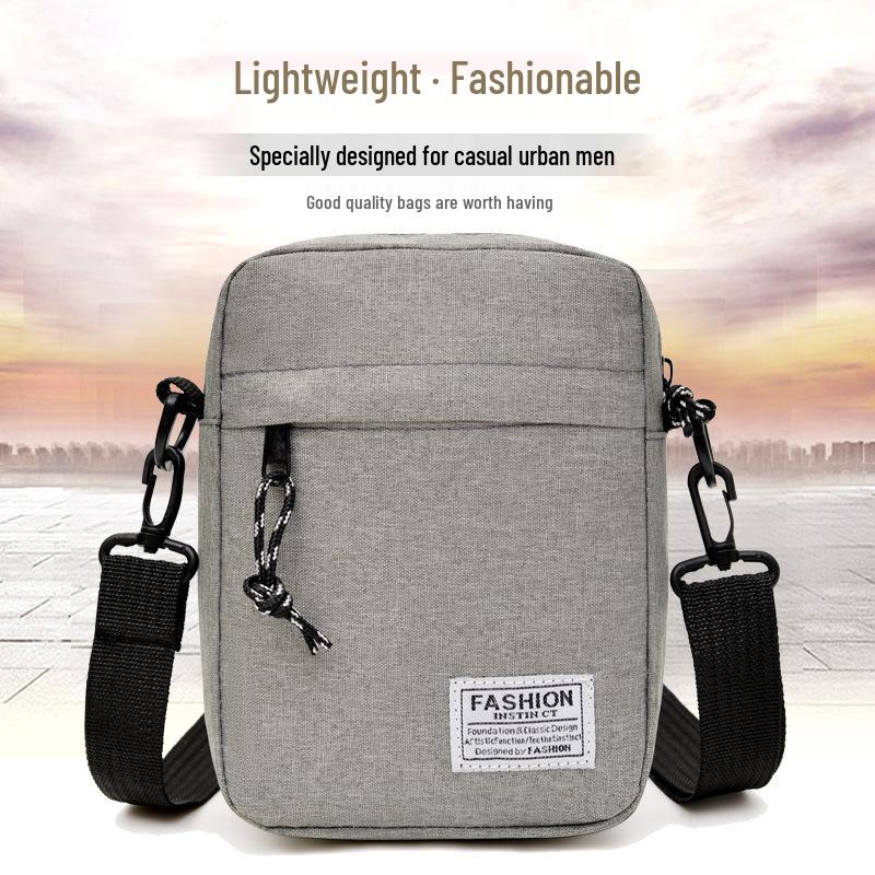 Geantă Versatilă Crossbody și de Umăr pentru Bărbați - Rucsac de Afaceri Multifuncțional din Pânză Oxford