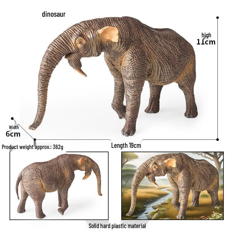 Animal Model Simulation Toy: Woolly Rhinoceros, Dunkleosteus, Deinotherium, Mammoth, Smilodon, Thunder Bird