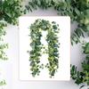 Spring Ornament Fake Eucalyptus Strand Vine Artificial Garland for Home Festive Table and Outdoor Wall Backdrop