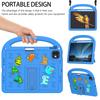 For iPad Air 11 (2025)/(2024)/iPad Pro 11 (2025)/11 (2024) Kickstand Case Cartoon Design Anti-Drop EVA+PC Tablet Cover with Strap for Kids