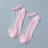 Summer Crystal Silk Low-Cut Breathable Women's Socks - Invisible, Wear-Resistant, Thin Cotton Bottom