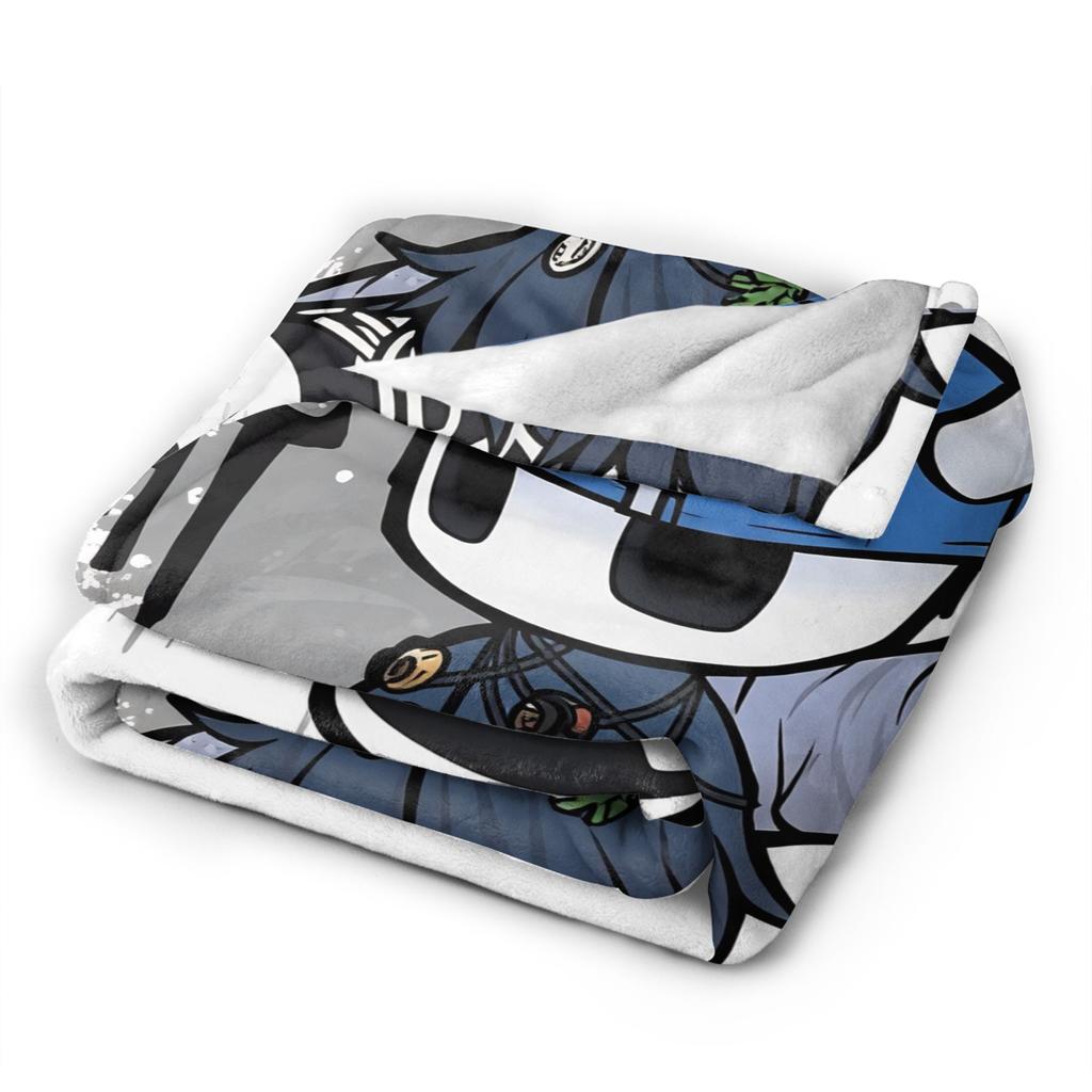Hollow Knight Silksong Blanket Warm Funny Plush Throw Blanket For Kids Outdoor Flannel Bedspread Bed Cover