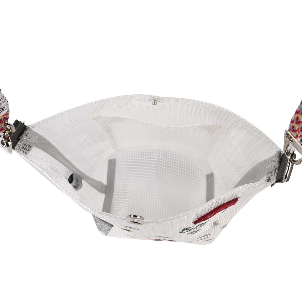 [Kusuguru Japan] Clear Mesh Shoulder Bag, Cat Maruke BR