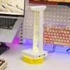 LED Headphone Stand USB Charger Gaming Headset Holder Hanger Rack with 2 USB Port 3.5mm Port LED Light for Headphone