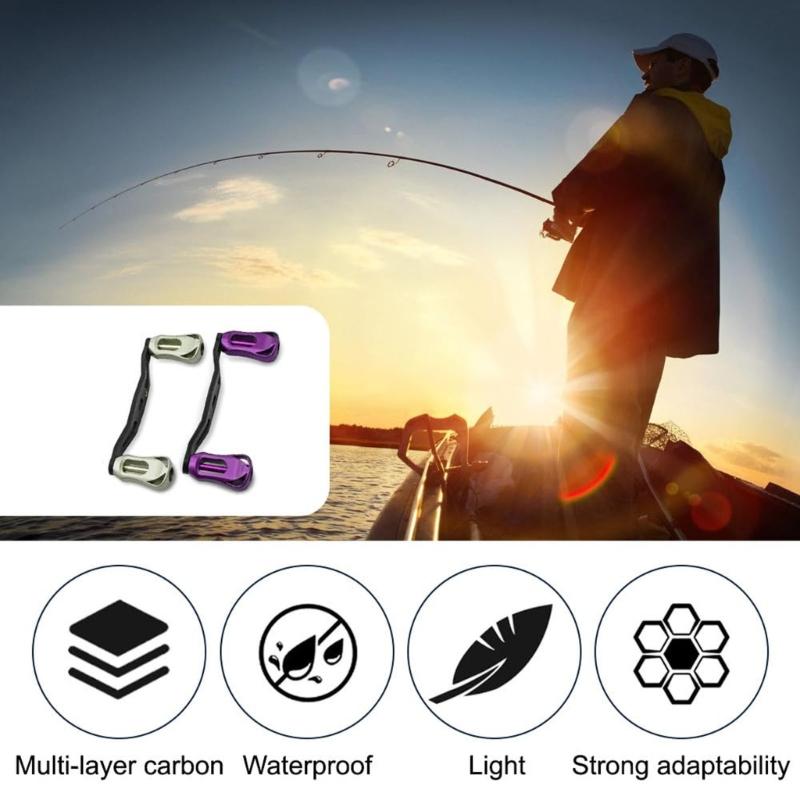 Light Weight Water Drop Reels Fishing Reels Handle Carbon Fiber Fishing Baitcast Reels Handle Rocker Fishing Accessory