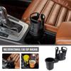 360 Rotating Dual Cup Holder Adjustable Drink Holder Aromatherapy Organizer  Automobile Accessory