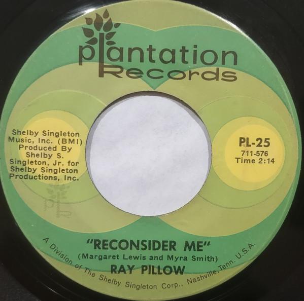 

7inch Record RAY PILLOW - Doors Of Love PL25 PLANTATION 1969 US Country/Folk Used