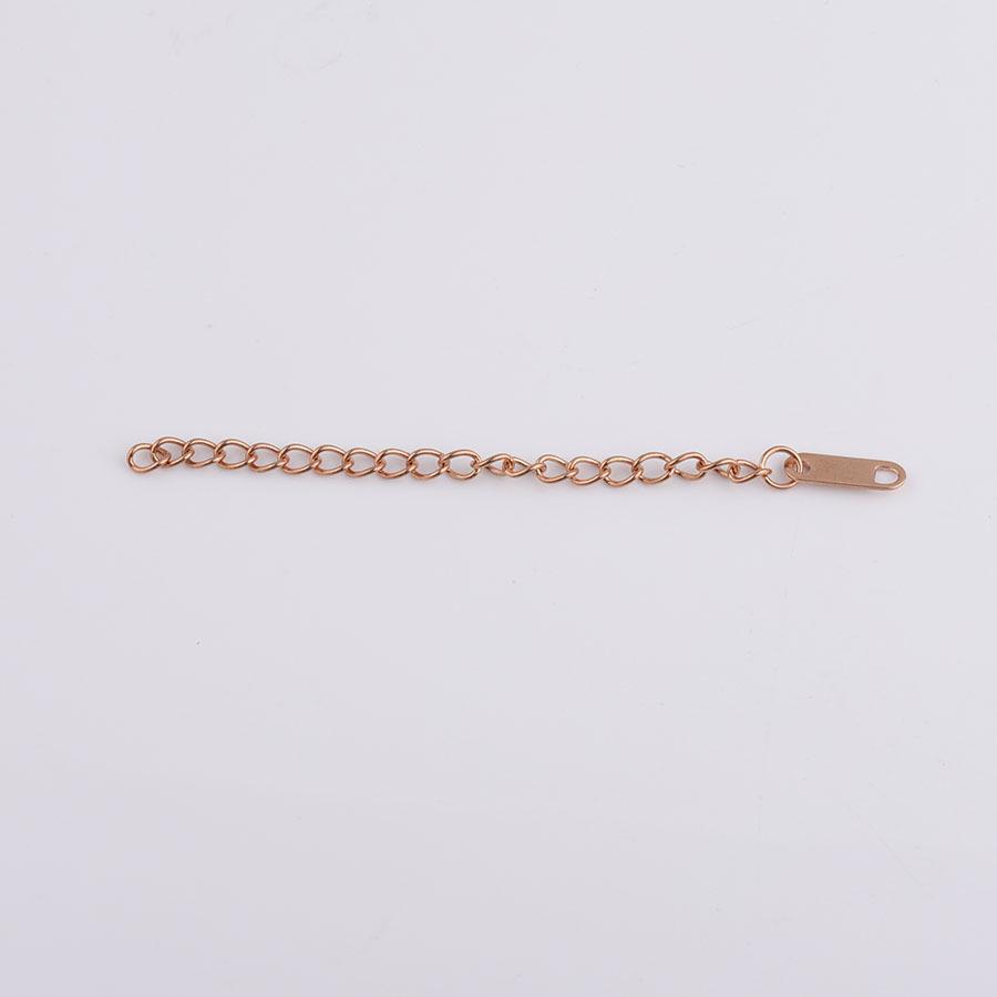 7cm prodlužovací řetízek z nerezové oceli s dlouhým přívěskem pro DIY šperky