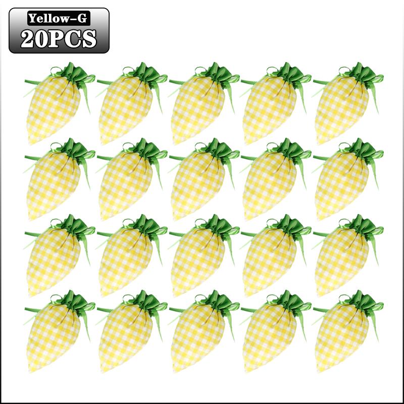 Easter Carrot Gift Bags Polyester Candy Packaging for Holiday Gifts Storage Decoration Easter Candy Bags Easter Decorations