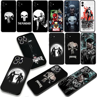 Cover for Samsung Galaxy A07 A13 A12 A14 A23 A42 A50 A51 A52 A53 A70 A71 A72 A21S A04 Note 20 9 8 10 Case Marvel The Punisher