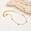 Dainty Heart Bracelet for Women, Minimalist Thin Chain Adjustable Love Charm Bracelet,Tarnish Free Gold Plated Party Jewelry