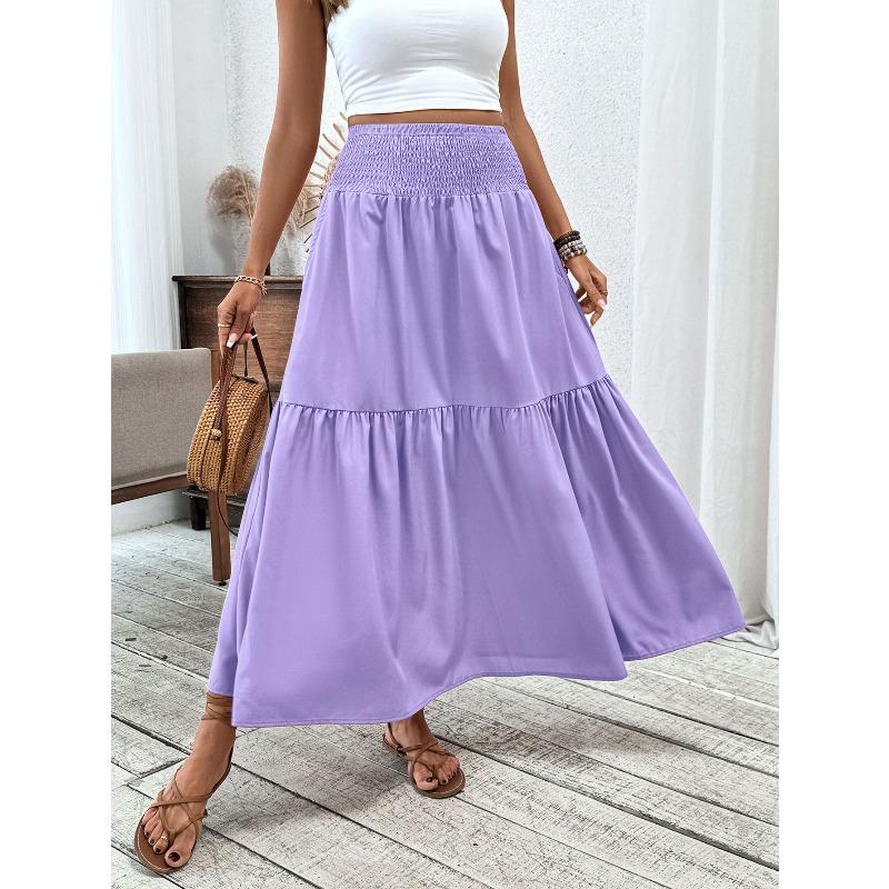 Women's Flower Pattern Print Casual Summer Spring Skirts