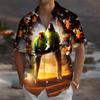Art Parrot Painting 3d Print Shirts Men Women Fashion Summer Hawaiian Shirt Short Sleeve Beach Shirt Vocation Blouse Men Clothes
