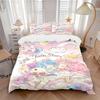 3pcs Little Twin Stars Printed Bedding Set, Soft and Comfortable Quilt Cover for Bedroom, Guest Room (1 Duvet Cover + 2 Pillowcases, Pillow